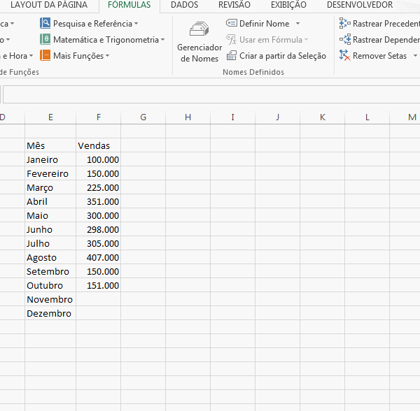 Nomear Excel