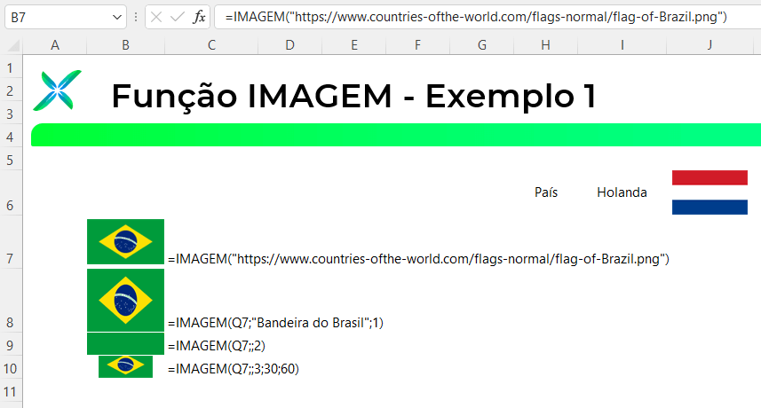 Função IMAGEM no Excel